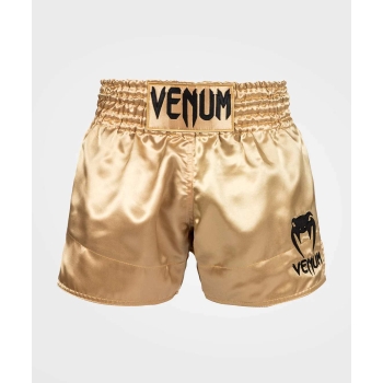 Short de Boxe Thaï VENUM CLASSIC Or/Noir